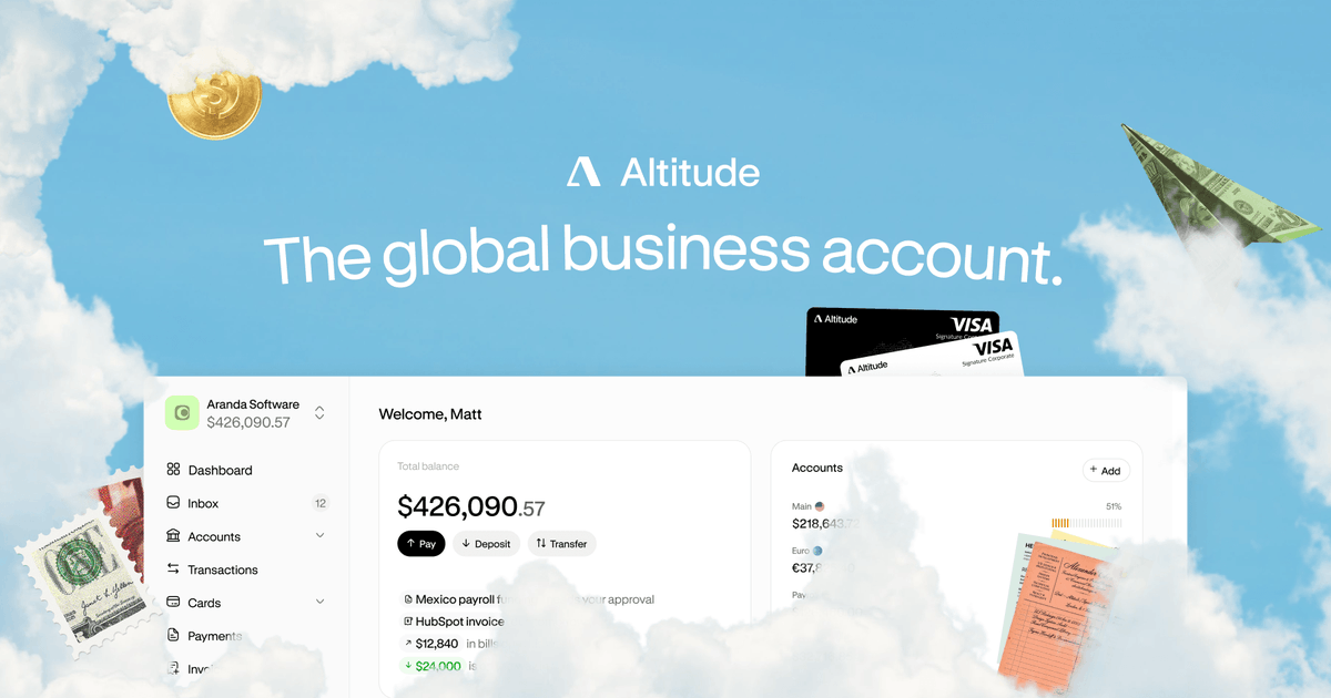 aerosolbuild's tweet photo. @altitude now has an MCP, so Claude can read our business account. Plus Visa cards that pay up to 2% back in USDC 🔥

They've been one of the backbones of Aerosol's business since December 2025, and they keep getting better.

Crypto native or not, you need to try it 👇 https://t.co/EwSl8ZVI7s