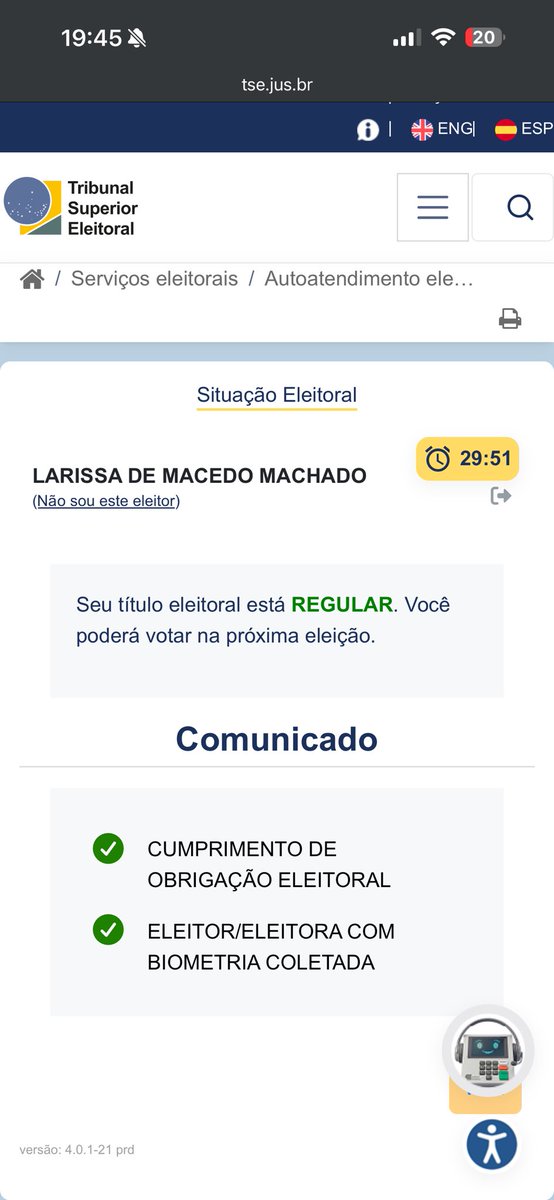 thaixmontt's tweet photo. aqui tá aparecendo que a @Anitta votou, sim. 

vcs tomem vergonha na cara de vocês pq eu bem acho que isso é coisa de infiltrado fudendo a campanha, seus pelego do crl https://t.co/N3TJdybXAq
