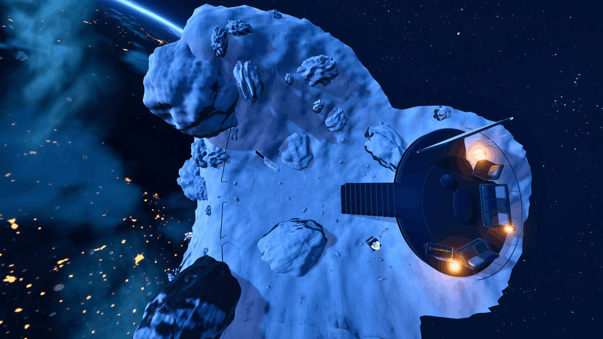 VRC_BARREL003's tweet photo. World:アルビレオ - 星と地球を巡る旅 -［VRMV ⁄ Chill］
by:nao_king
小惑星のデッキで語り合う、特等席。
A prime spot on the asteroid deck perfect for conversation.
#VRChat #VRChat_world紹介 #VRChatPhotography https://t.co/dI5NP1ENbw