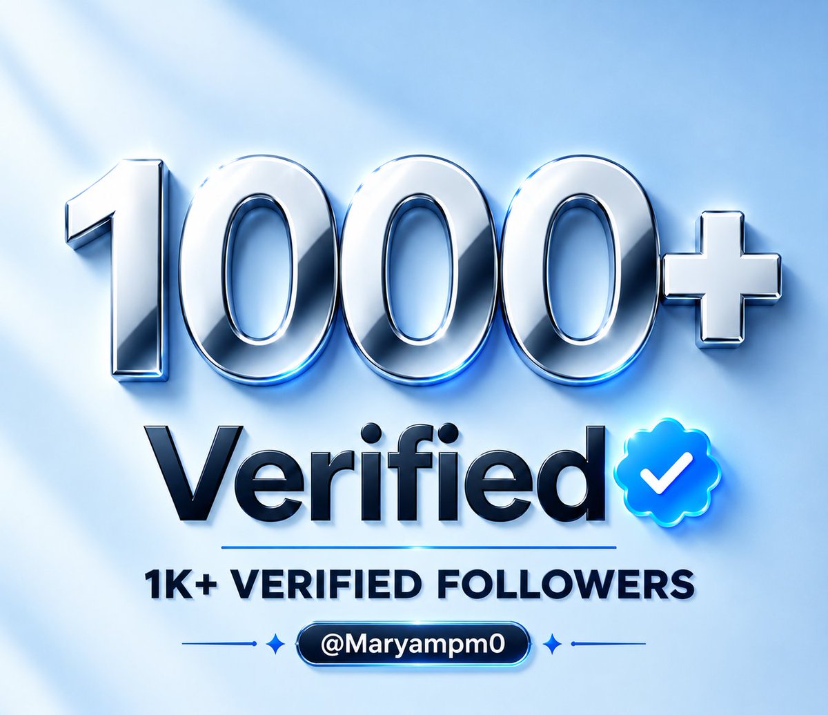 Maryampm0's tweet photo. If you need 1000+ verified followers ❔

Drop Gains Time  👋

I will boost your page. 🚀💯 https://t.co/HU8dLYToes