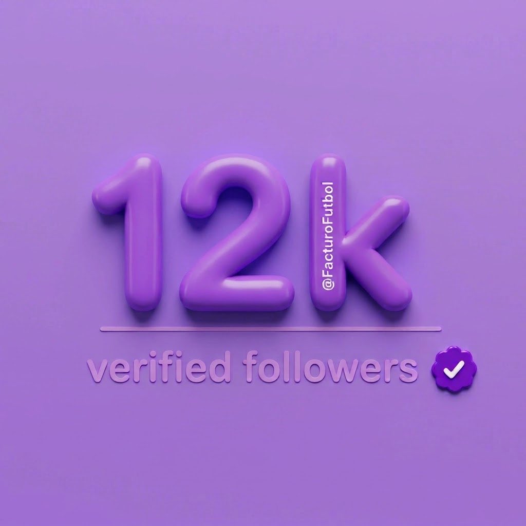 FacturoFutbol's tweet photo. want 12k verified followers? 

comment and repost this tweet

I will boost your page ✅✅🚀 https://t.co/XtdNw94SC5