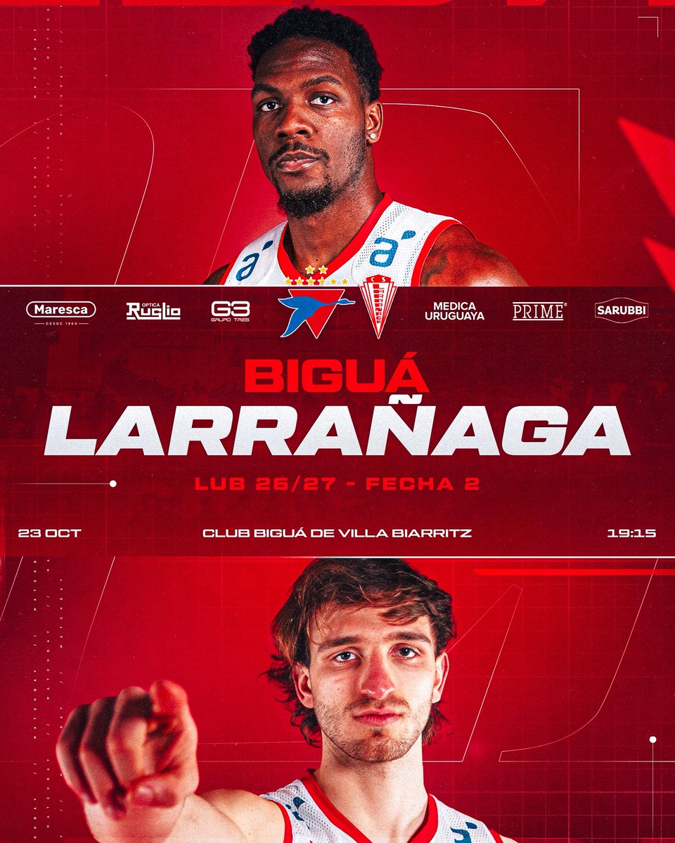 LarranagaCS's tweet photo. Mañana ya hay básquet de nuevo. Visitamos a Biguá por la segunda fecha ⚔️ https://t.co/kUV6WdVSjG