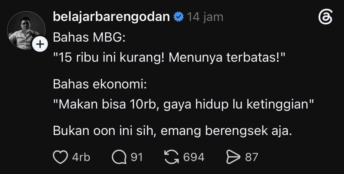 komisarisnetzen's tweet photo. mindset pejabat-pejabat zolim. anehnya banyak rakyat yg ikut dzolim🥲 https://t.co/wHUP6RXOrG
