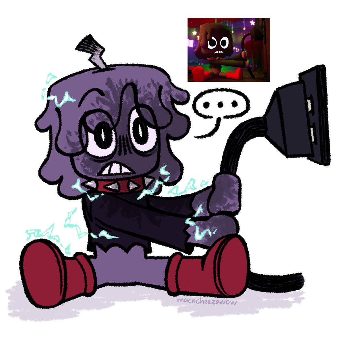macncheezewow's tweet photo. Waxie doodle... he's so stupid and I love him so much #dandysworld https://t.co/3VSqGIwWLT