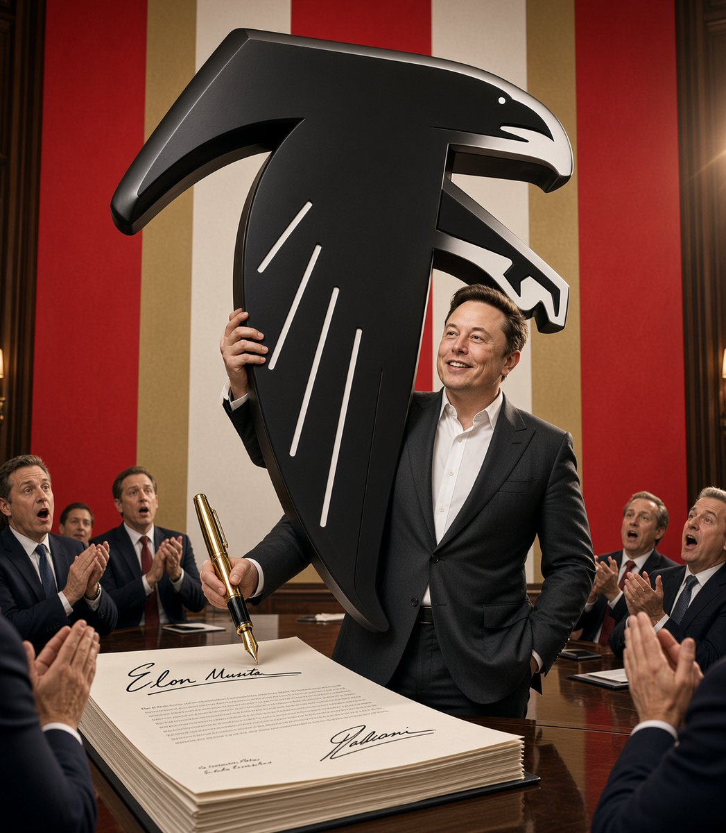 ThomasHuffman79's tweet photo. @nypost Watch Democrats say Elon Musk is looking at buying the Atlanta Falcons lol https://t.co/3WtxhFwOsy