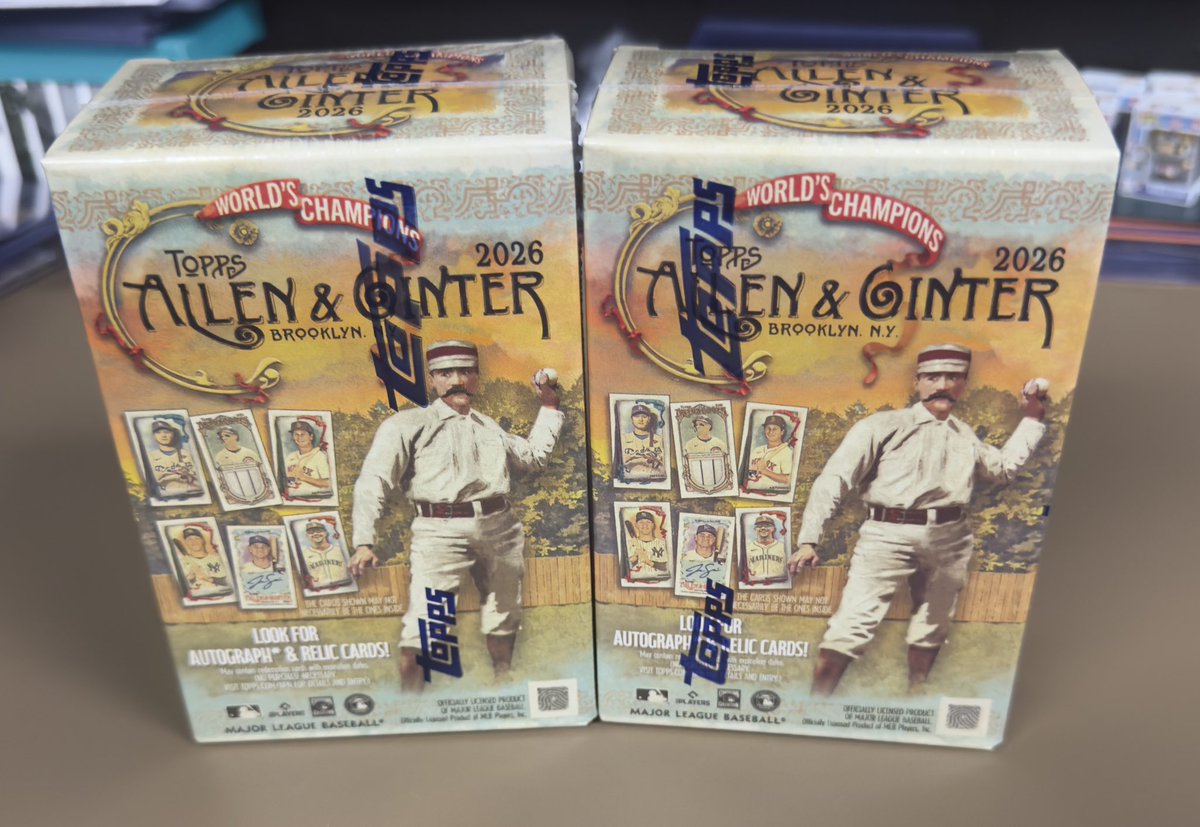JGottiKS79's tweet photo. Day 12, our final day of opening an Allen &amp; Ginter value box so you don’t have to! 

Too busy just tomorrow, so we roll  a double play today. ⚾️

@CardPurchaser 

Results in thread 🧵 below ⬇️ 

#TheHobby https://t.co/tFfokhvTEP