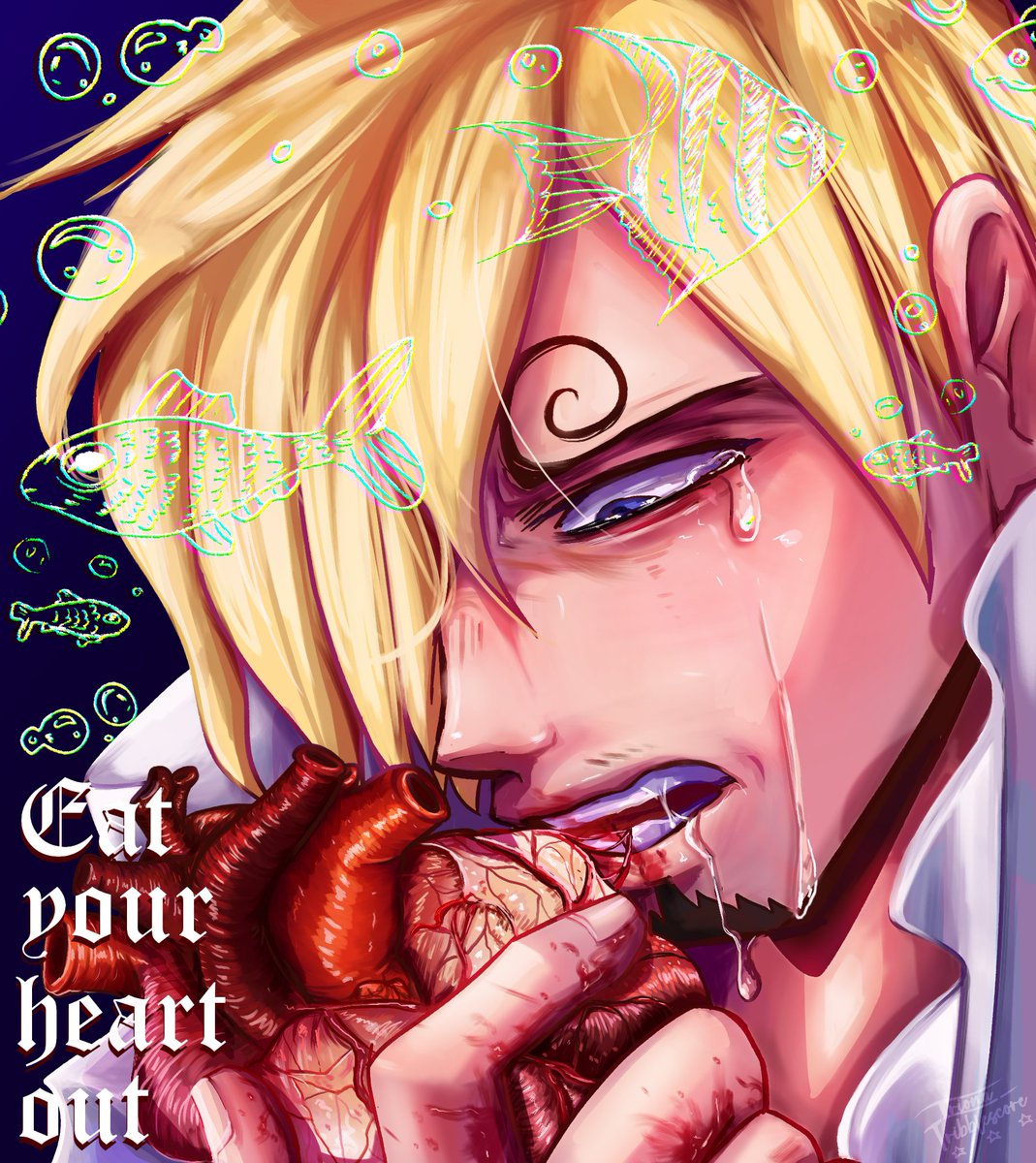 Triona___'s tweet photo. [TW:// Blood]
Before it eats you back.
#sanji #sanjifanart #onepiece #onepiecefanart https://t.co/gyUvEh3seu