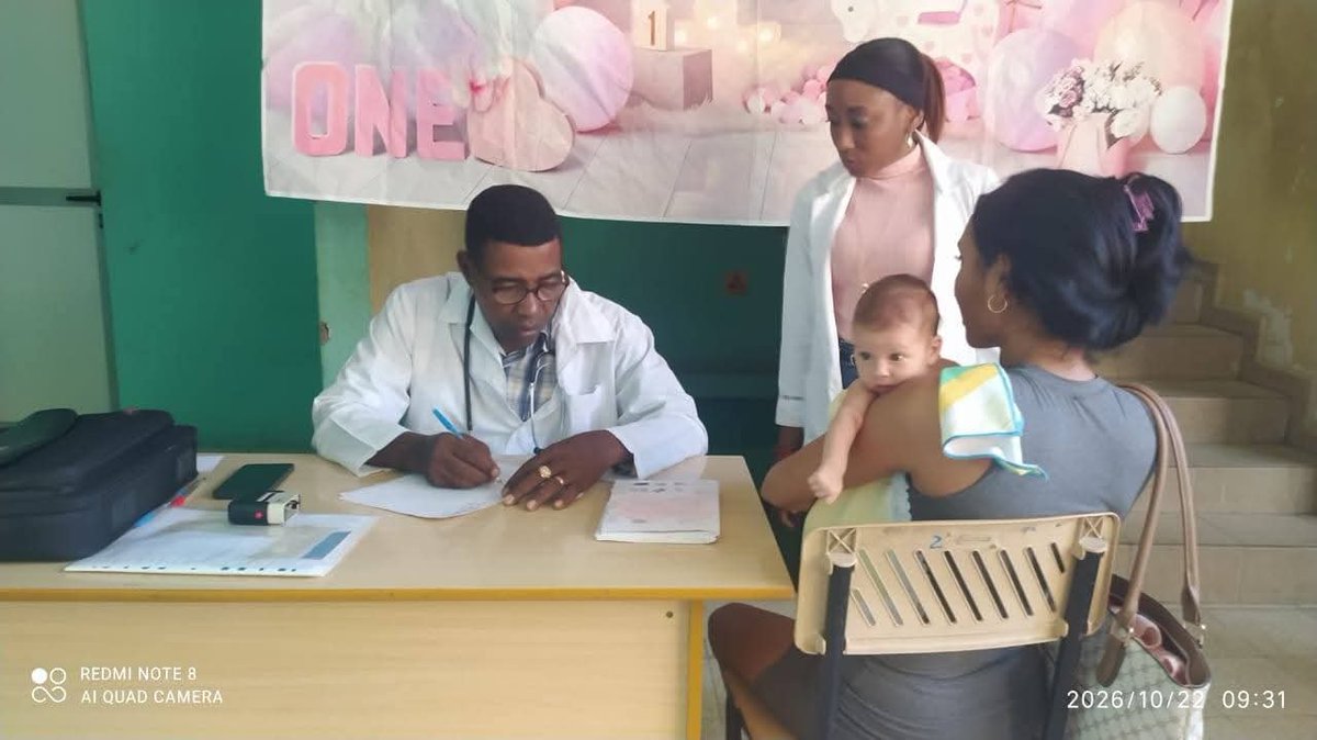 albis_lpez2's tweet photo. Continúa intervención sanitaria de Pediatría en #Guantánamo , esta vez desde área de Salud del Sur.
#Cuba
#CubaPorLaVida https://t.co/OxOS9LceYg