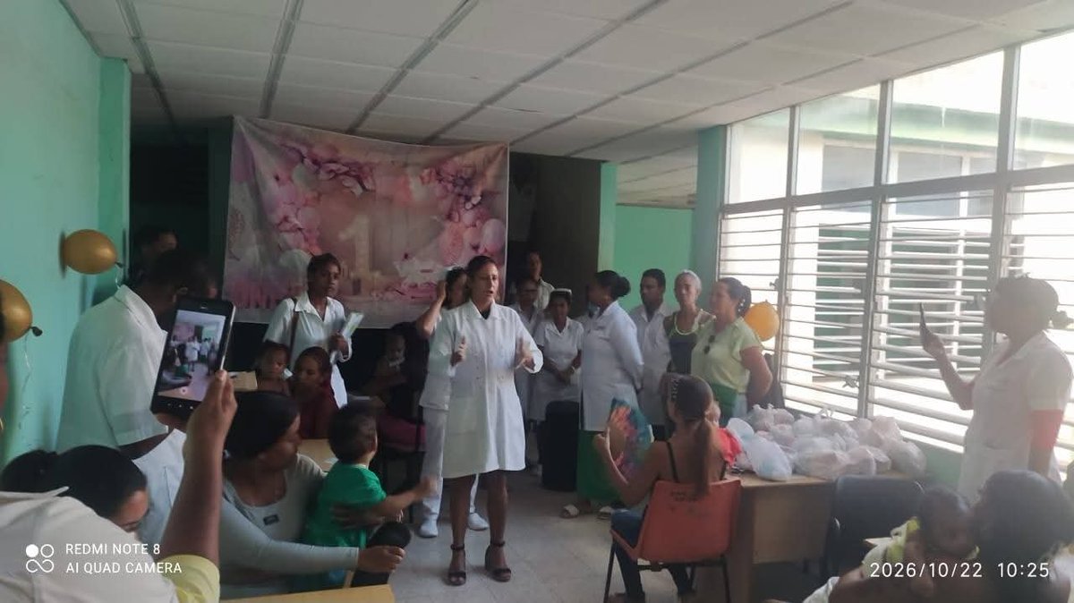 albis_lpez2's tweet photo. Continúa intervención sanitaria de Pediatría en #Guantánamo , esta vez desde área de Salud del Sur.
#Cuba
#CubaPorLaVida https://t.co/OxOS9LceYg
