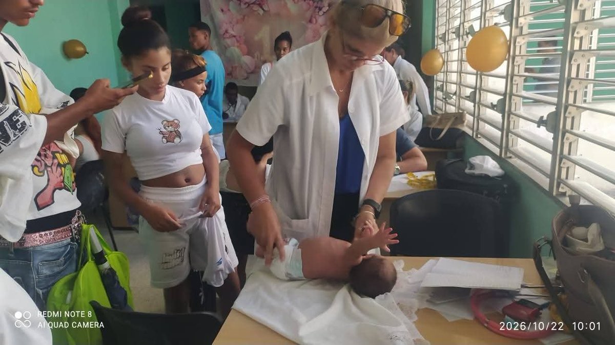 albis_lpez2's tweet photo. Continúa intervención sanitaria de Pediatría en #Guantánamo , esta vez desde área de Salud del Sur.
#Cuba
#CubaPorLaVida https://t.co/OxOS9LceYg