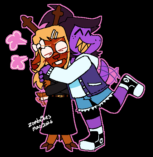 zombvibes_'s tweet photo. [TEAMMATESWAP] EEEEEYUCK!!! GET A ROOM 
#deltarune #suselle https://t.co/RviPI8ee6j