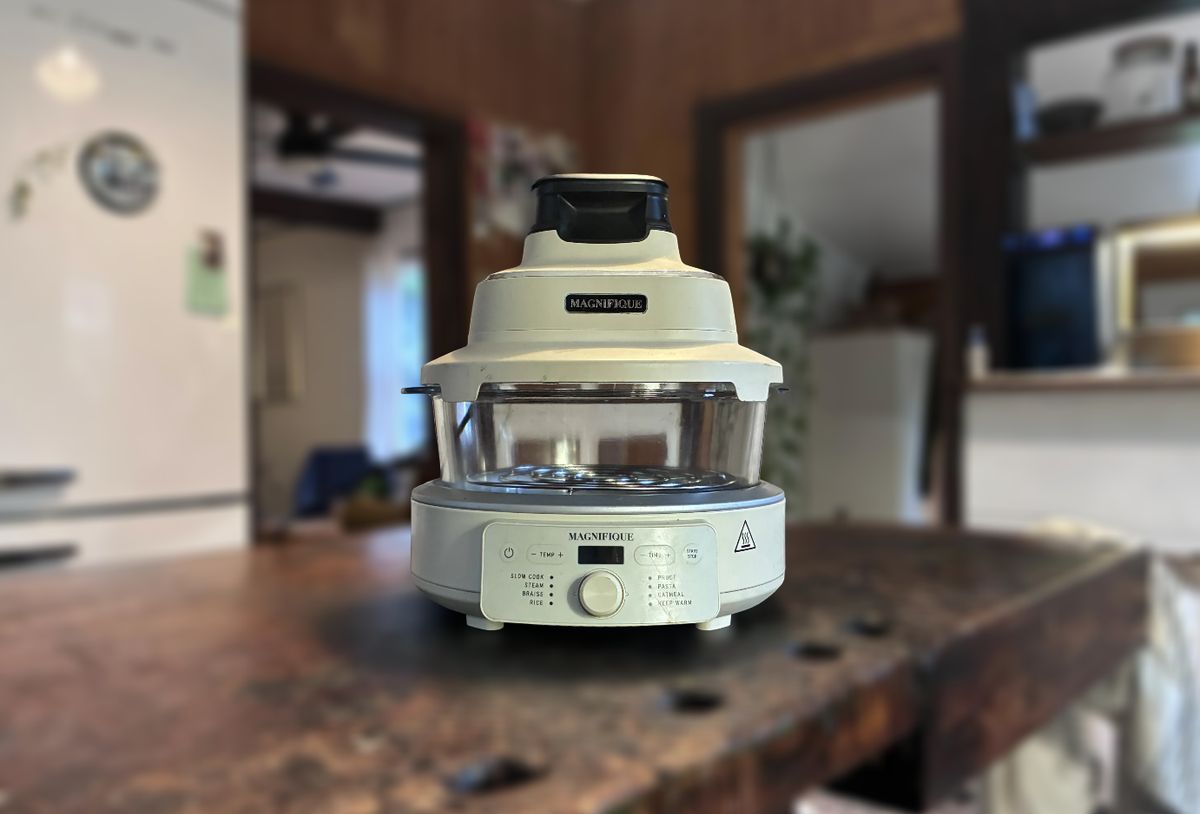 CNET's tweet photo. Magnifique's new cooker combines two of my favorite kitchen appliances in one nontoxic, easy-to-use machine. https://t.co/NlGgIvaNFT https://t.co/e1vuoyVUqn
