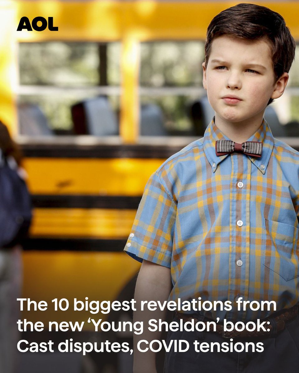 AOL's tweet photo. A new oral history is pulling back the curtain on ‘Young Sheldon,’ and the cast and creators aren’t holding back. From tense moments on set and frustration over a spinoff to a hilarious celebrity mix-up and one star’s surprising injury, here are the biggest revelations about the hit CBS sitcom. (Source: Entertainment Weekly)

📖 https://t.co/lb2a6aLPg0