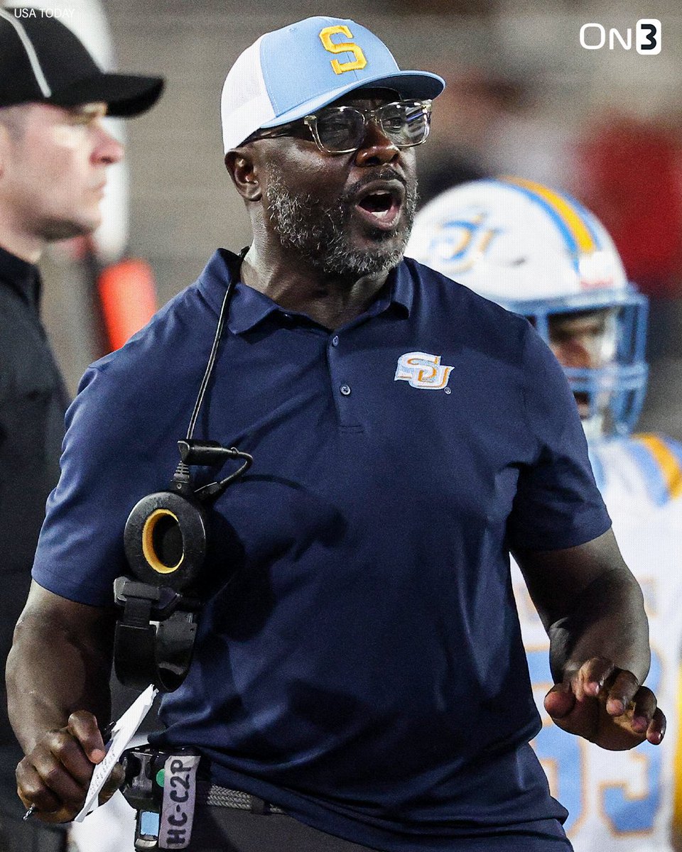 On3's tweet photo. Southern head coach and NFL Hall of Famer Marshall Faulk has been diagnosed with Parkinson’s disease, he announced🙏

https://t.co/nU6mECfPCF https://t.co/JpdCWK39qJ