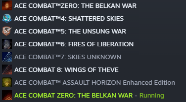 Icewolf552's tweet photo. Gee Larry your Project Aces let's you have TWO Ace Combat Zero's? https://t.co/V7DGNetZi0