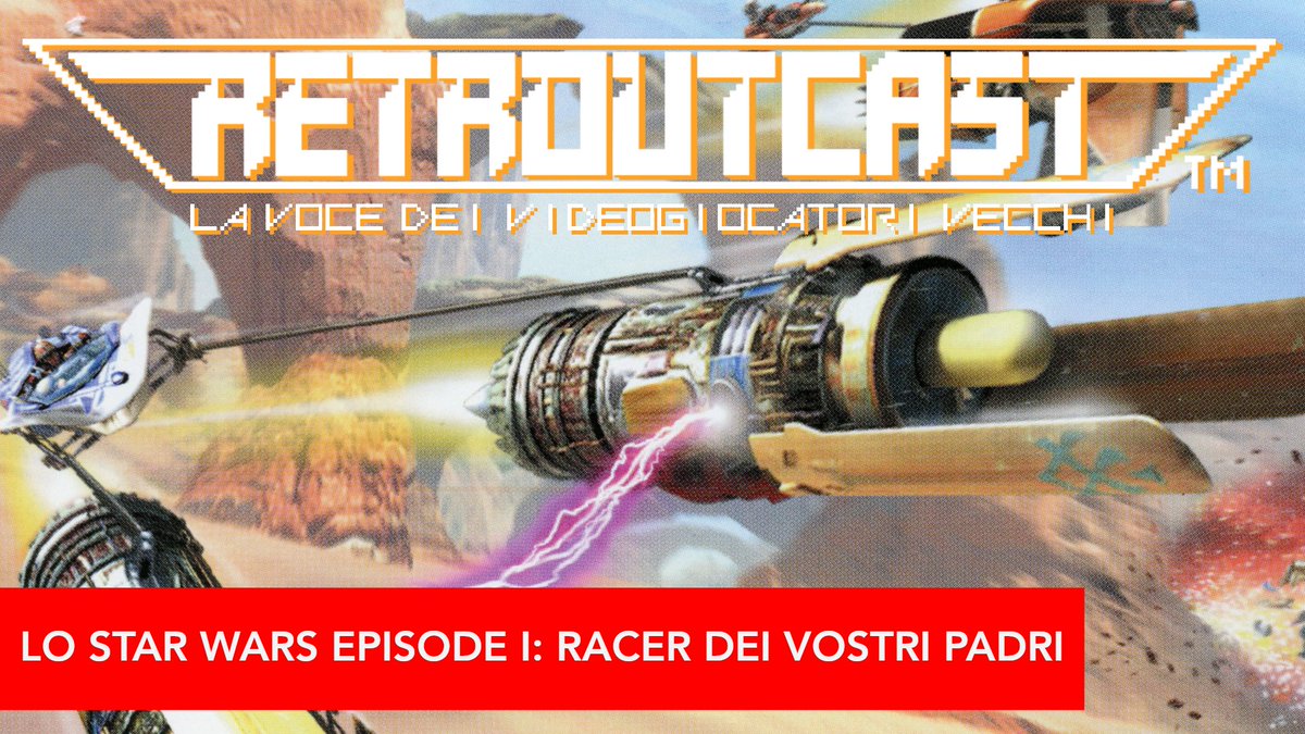 Outcastlive's tweet photo. Mentre la gente si schianta su Star Wars: Galactic Racer, noi dedichiamo il nuovo retroutcast a quel giocone di Star Wars Episode I: Racer. https://t.co/TRhP1BXgLF https://t.co/GGPtvDsXwE