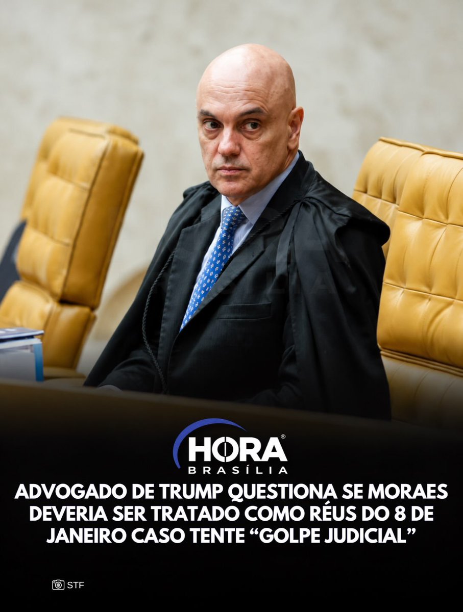 MachadoDarlon's tweet photo. 🇺🇸🚨⚠️⚖️ O advogado norte-americano Martin De Luca, que representa a Trump Media e a plataforma Rumble, questionou nesta quinta-feira (22) se o ministro Alexandre de Moraes, do Supremo Tribunal Federal (STF), deveria receber o mesmo tratamento judicial dado aos acusados pelos atos de 8 de janeiro de 2023 caso tentasse interferir no resultado da eleição presidencial. A manifestação ocorreu após o senador eleito Deltan Dallagnol (Novo-PR) divulgar uma denúncia sobre uma suposta articulação para atingir a candidatura de Flávio Bolsonaro (PL) às vésperas do segundo turno.