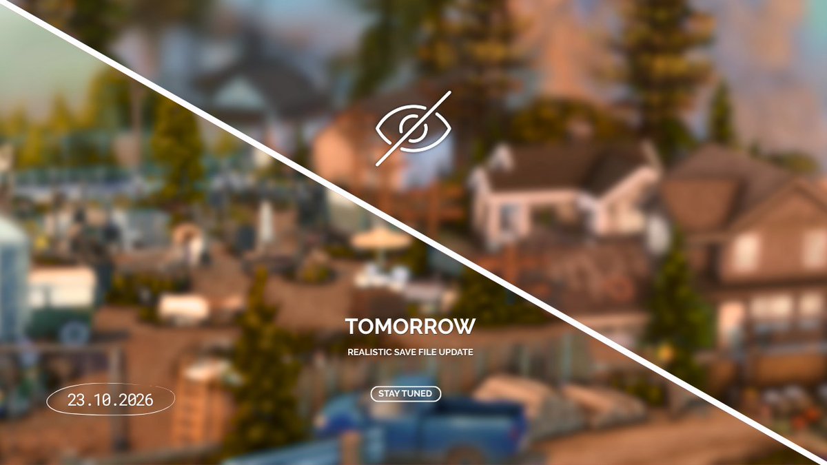 create4sims's tweet photo. Realistic Save File V7 is dropping tomorrow, and we’re adding TWO MORE WORLDS.

8 WORLDS IN TOTAL??? The save file is getting BIGGER and I’m so excited for you to explore it! https://t.co/tvIWNsvUGz