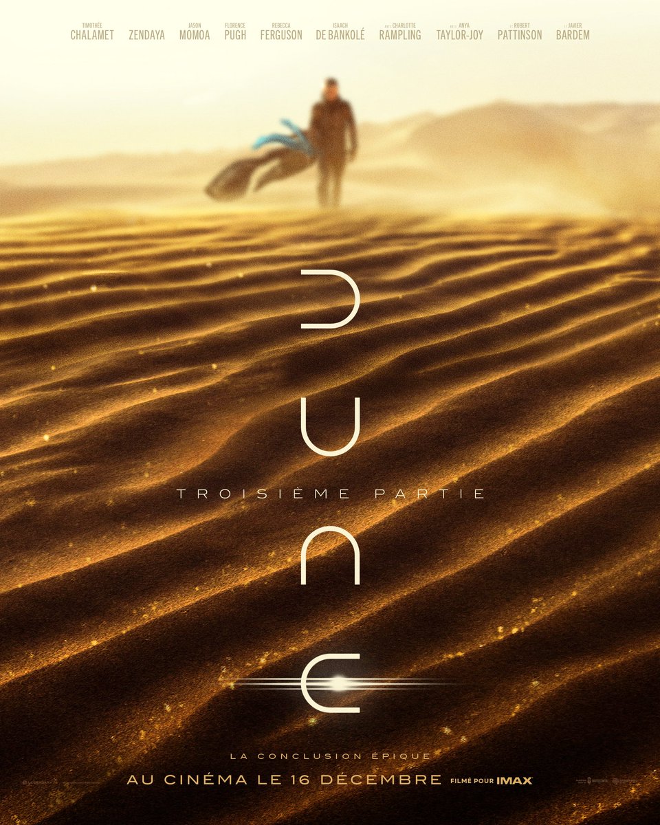dailypop__'s tweet photo. ‘DUNE : TROISIÈME PARTIE’ bat le record historique de préventes du BFI IMAX de Londres avec 33 000 billets vendus, dépassant même ‘L'ODYSSÉE’ :

1 - DUNE 3 — 880 000£
2 - L'ODYSSÉE — 750 000£
3 - DUNE 2 — 366 000£
4 - OPPENHEIMER — 254 000£
5 - AVATAR 3 — 116 000£ https://t.co/MBcuZIpJnq