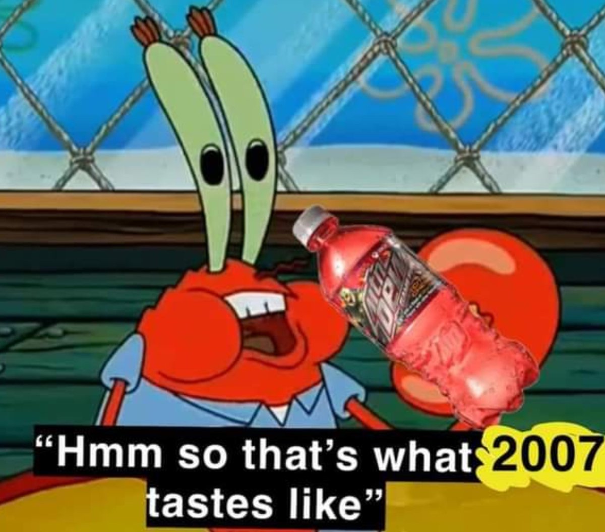 MinisterKrabs2's tweet photo. Mountain Dew Code Red now at the Krusty Krab! Argagagagaga https://t.co/YkYMKZ5g7b