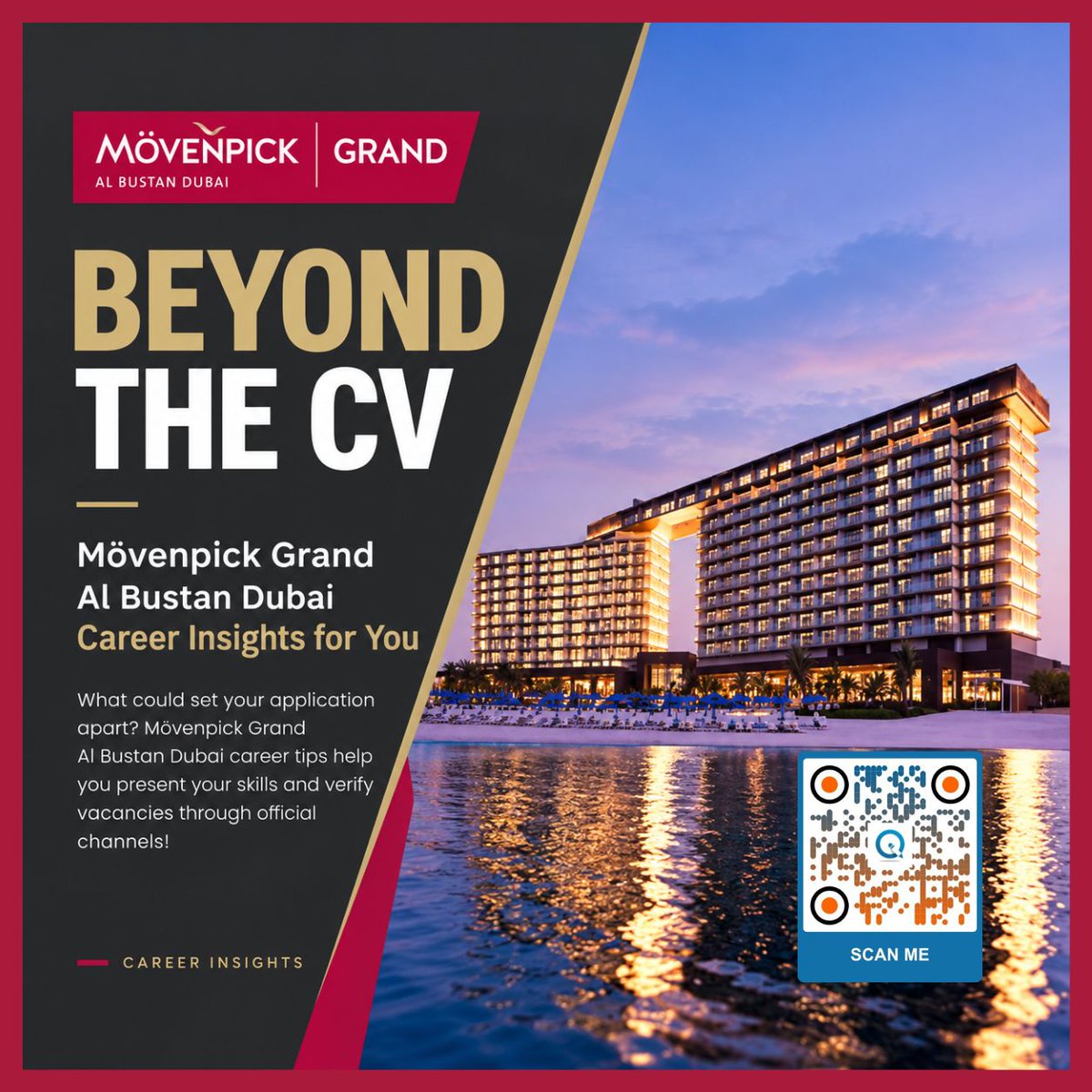 QuickJobUpdate's tweet photo. Does Your CV Fit Mövenpick Grand Al Bustan Dubai Hotel Careers?

Explore the role details and qualifications before applying: https://t.co/HG12AhDynU https://t.co/eEqGJ8JXmU