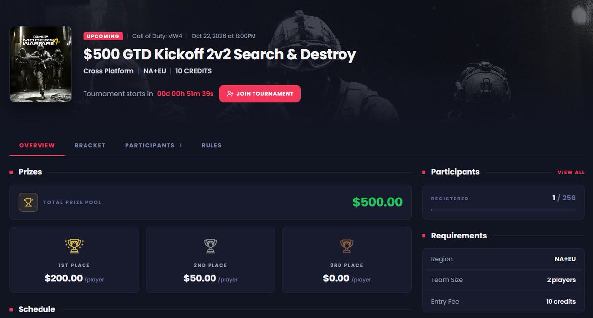 ConsoleKings's tweet photo. Tonight at 8pm ET 🔥

$500 GTD 2v2 Search &amp; Destroy on MW4

We will be giving away a few free entries for people who RT and comment with their CK username! https://t.co/wtn021Gdr1