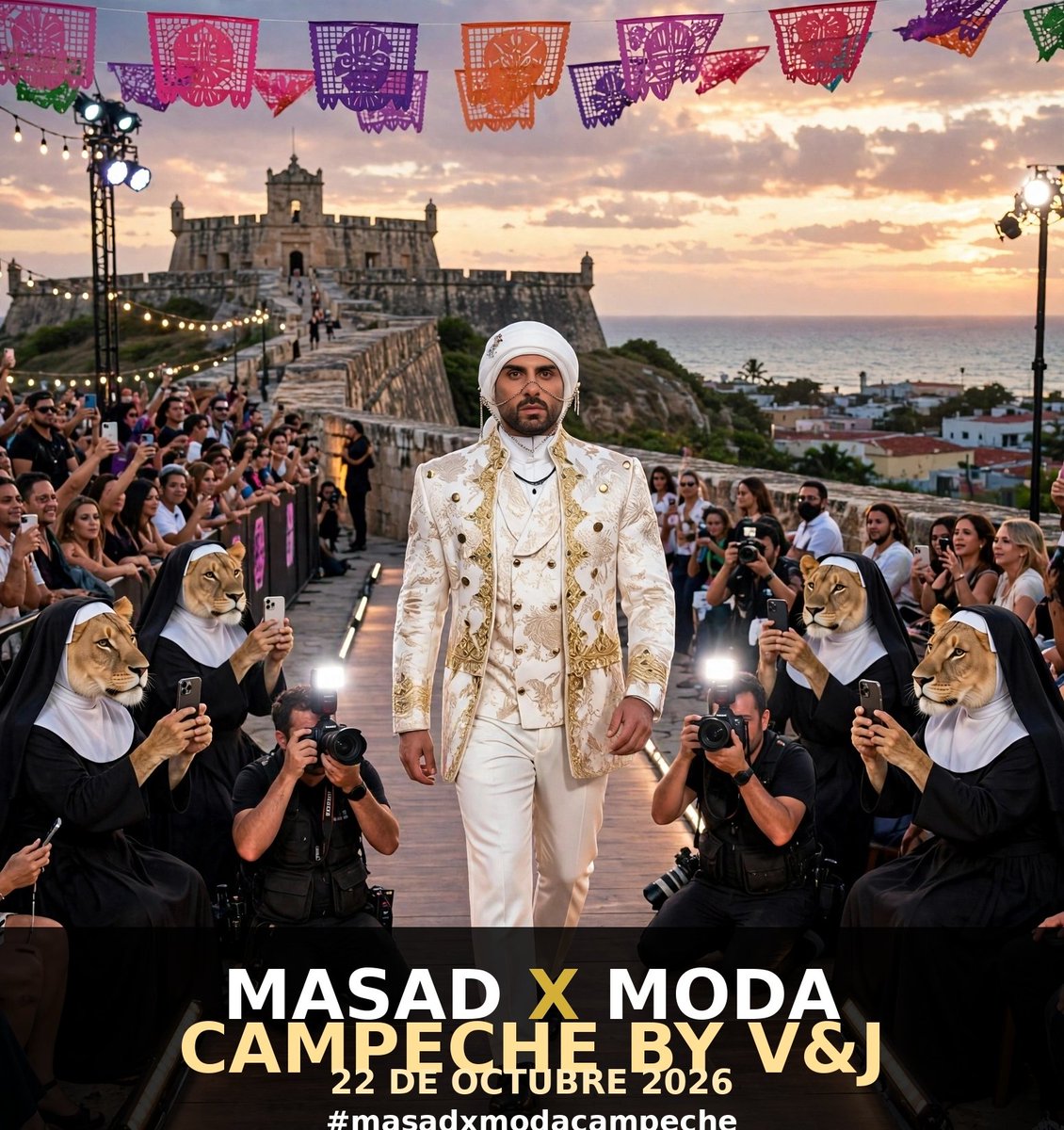 erika11980's tweet photo. Si estas en Campeche no te pierdas  de ver a #Masad

MASAD X MODA CAMPECHE BY V&amp;J
#masadxmodacampeche https://t.co/vQ5ULR7aYT