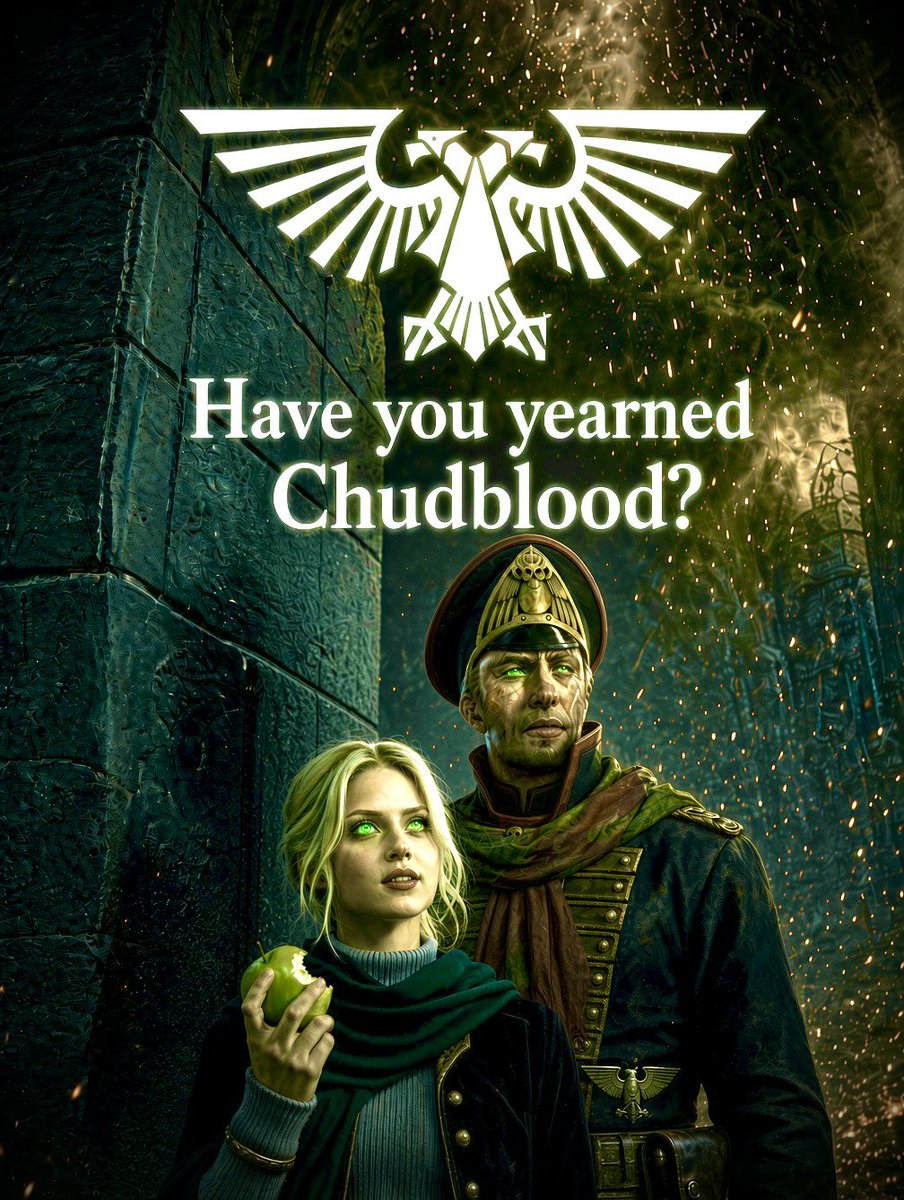 CommissarBram's tweet photo. The same hammer that shatters the glass, forges the steel. 
Our war is endless, brothers. Our crusade, eternal. 
Keep the #malfoid posting. Keep #yearning and reality will become a better place.
Wholesome romance is the currency of the God Emperor. https://t.co/G6OpMf7GNZ