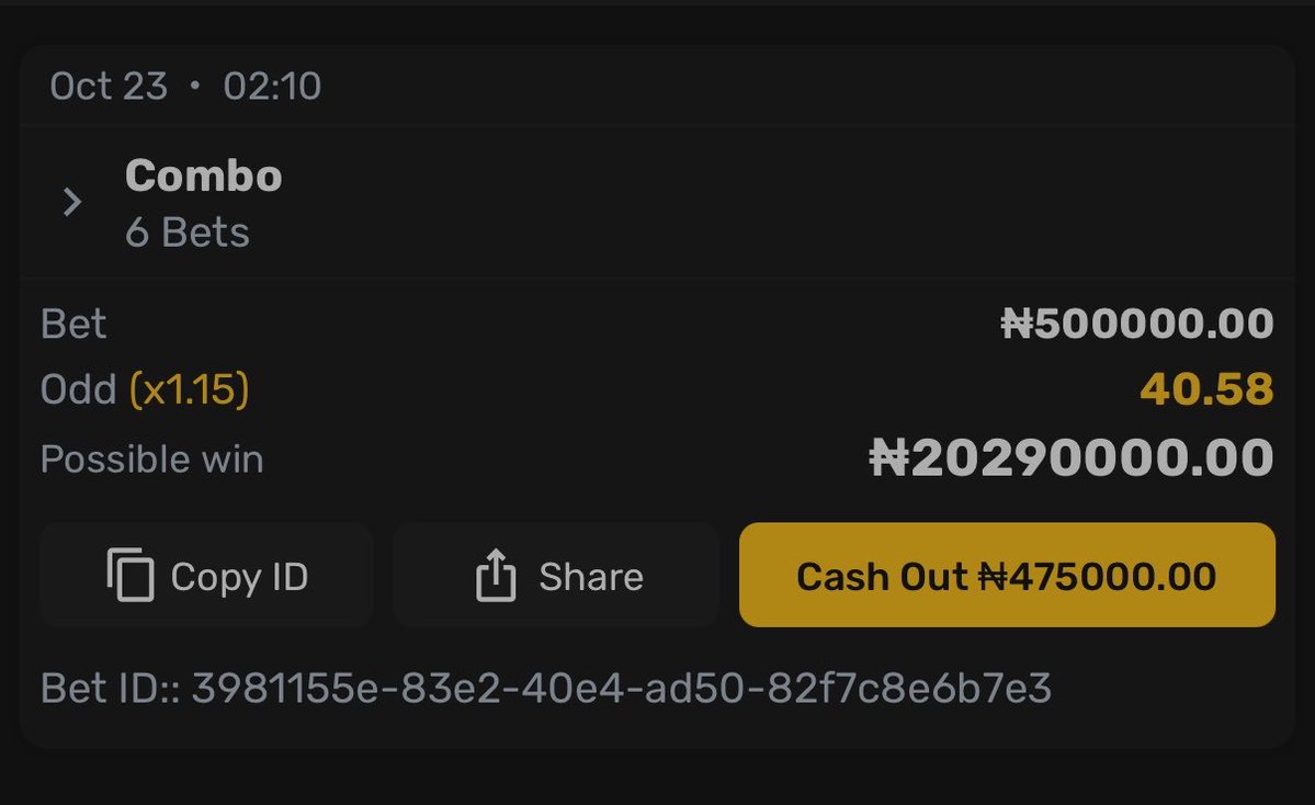deefuser's tweet photo. 40 odds
Booking code❤️👉 v6OkEI3d

REGISTER &amp; DEPOSIT HERE
https://t.co/3P131mdnu2 https://t.co/x2I7B2thCi