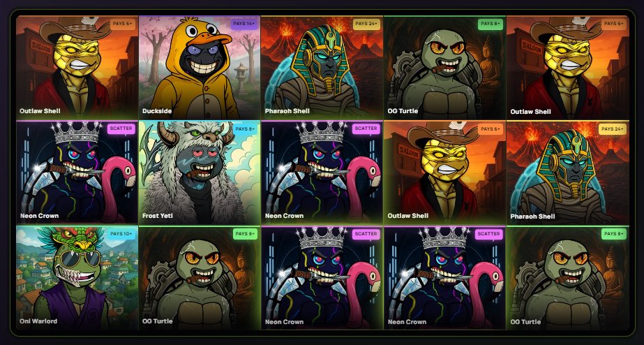 live4fun67's tweet photo. Almost the Jackpot! 5 Scatters is a Jackpot win!
Play FREE daily MetaMate slots when you have 5 or more DMST. @DMSTsol currently has Terrorland heist games as well. Awesome, you can win great traits or tokens and more. Get your DMST and join this great community on DC! https://t.co/HuhkIrHinf