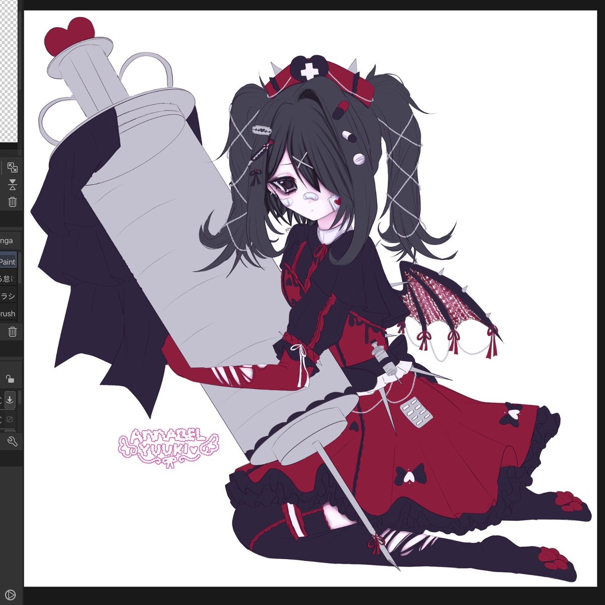 annabelyuuki's tweet photo. Ame-chan Nurse wip 
#nso #amechan https://t.co/Ffppa2dUbu