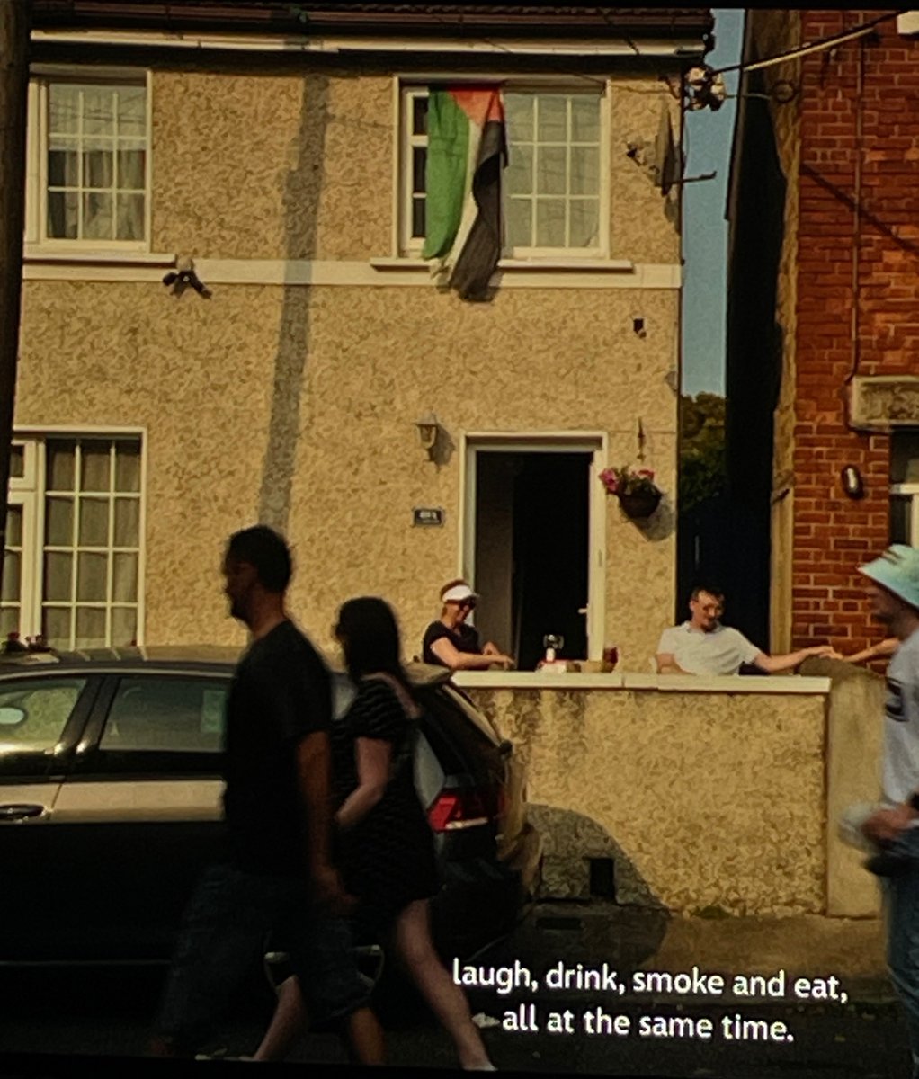 Tinkerman__'s tweet photo. Cool story bro. Anyway here’s a Palestine flag in the new Oasis documentary. https://t.co/Uh8SNfMpm2