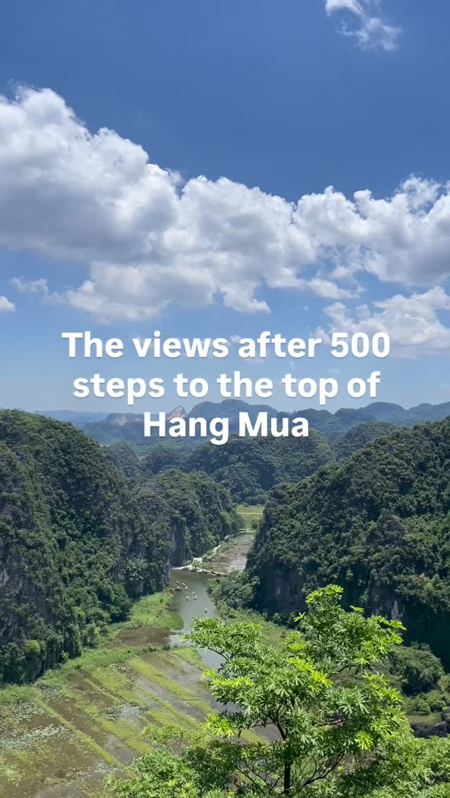 single_boy41's tweet photo. Hot, steep, and absolutely worth it for these incredible views. If you’re in Ninh Binh, this hike is a must. https://t.co/DC029QX325