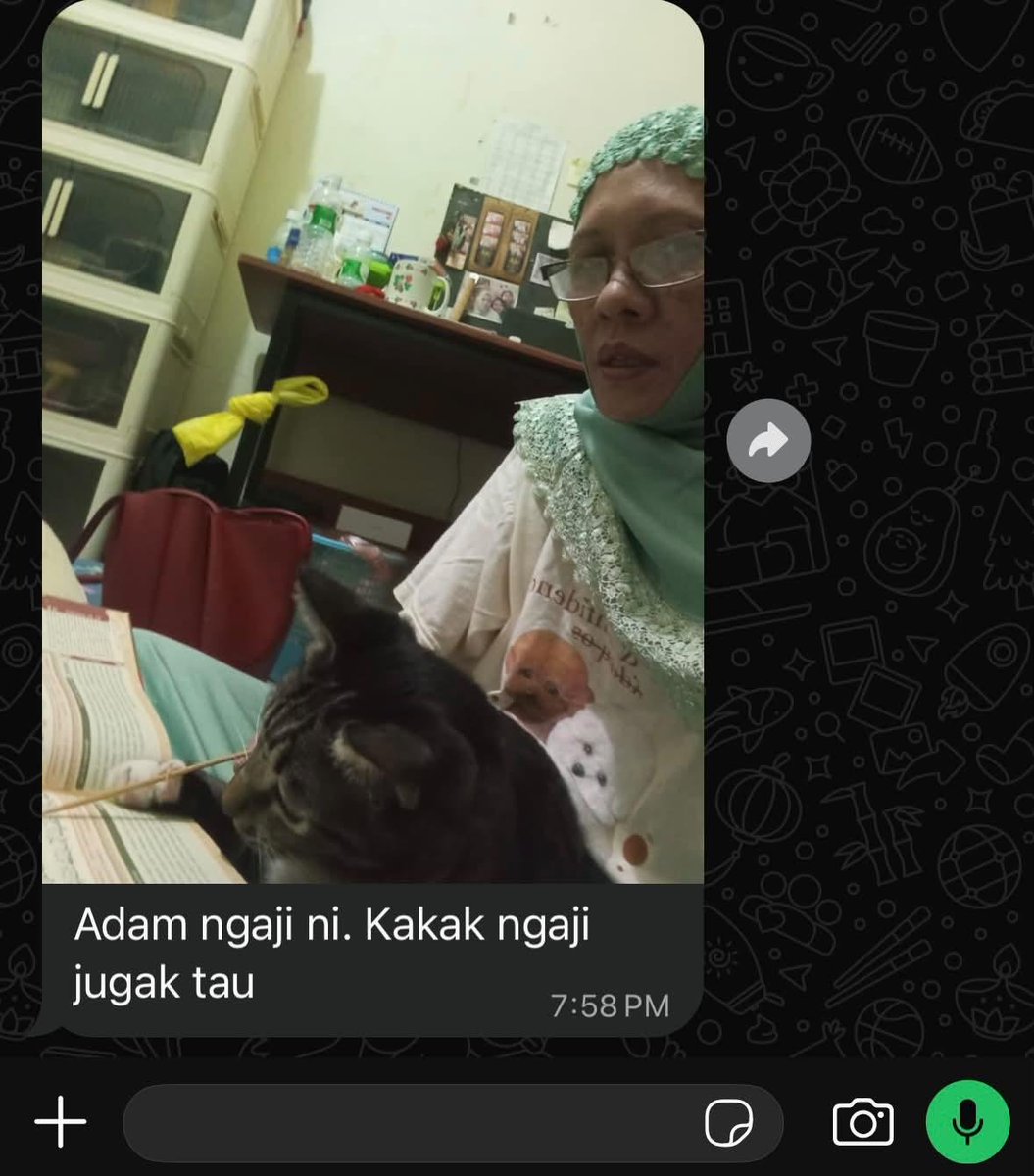 bebekhermes's tweet photo. besok-besok bisa adzan nih cuking https://t.co/GFYyOLx5D0