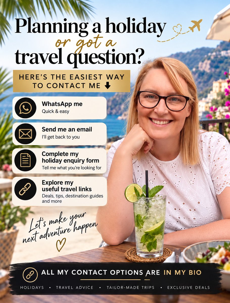 GrequeLucas's tweet photo. Planning a holiday or have a travel question? From tailor-made Thailand trips and Southeast Asia adventures to cruises, city breaks and family holidays, I’m here to help. Message me, email me or complete my holiday enquiry form. https://t.co/EJLV8roNWU