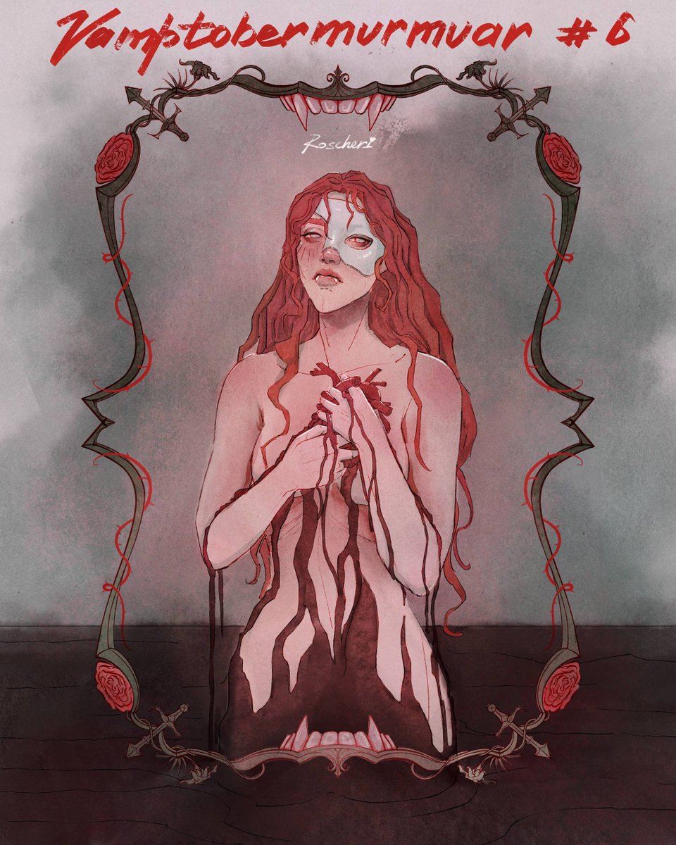 roscheriart's tweet photo. Day 6. You are what you eat 🫀🩸

inktober, vamptober, вамптобер, artchallenge, characterportrait https://t.co/8bi0vTqJxu