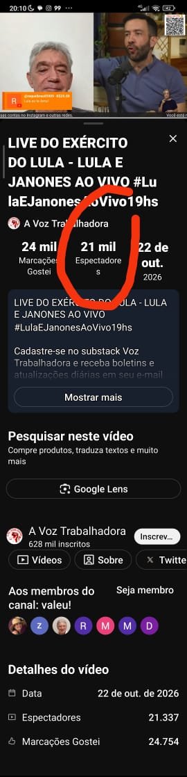 waltao71's tweet photo. @GugaNoblat Cm é que é mesmo...10 milhões?🤣 https://t.co/HDn4zJSpte
