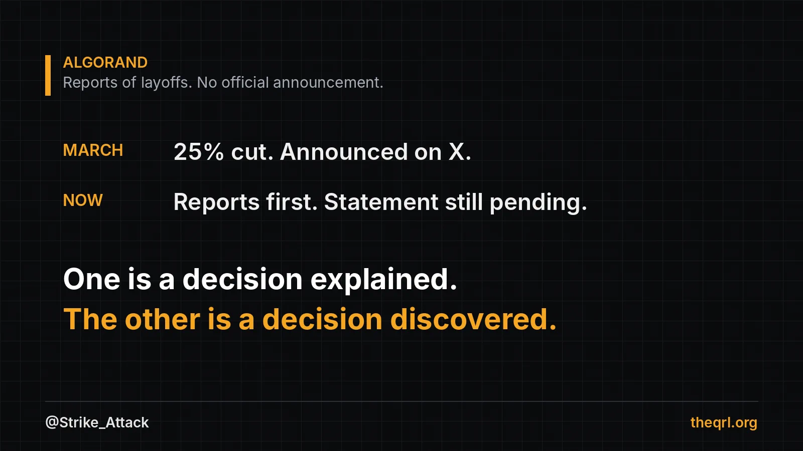 Michael Strike | Ω on X: 