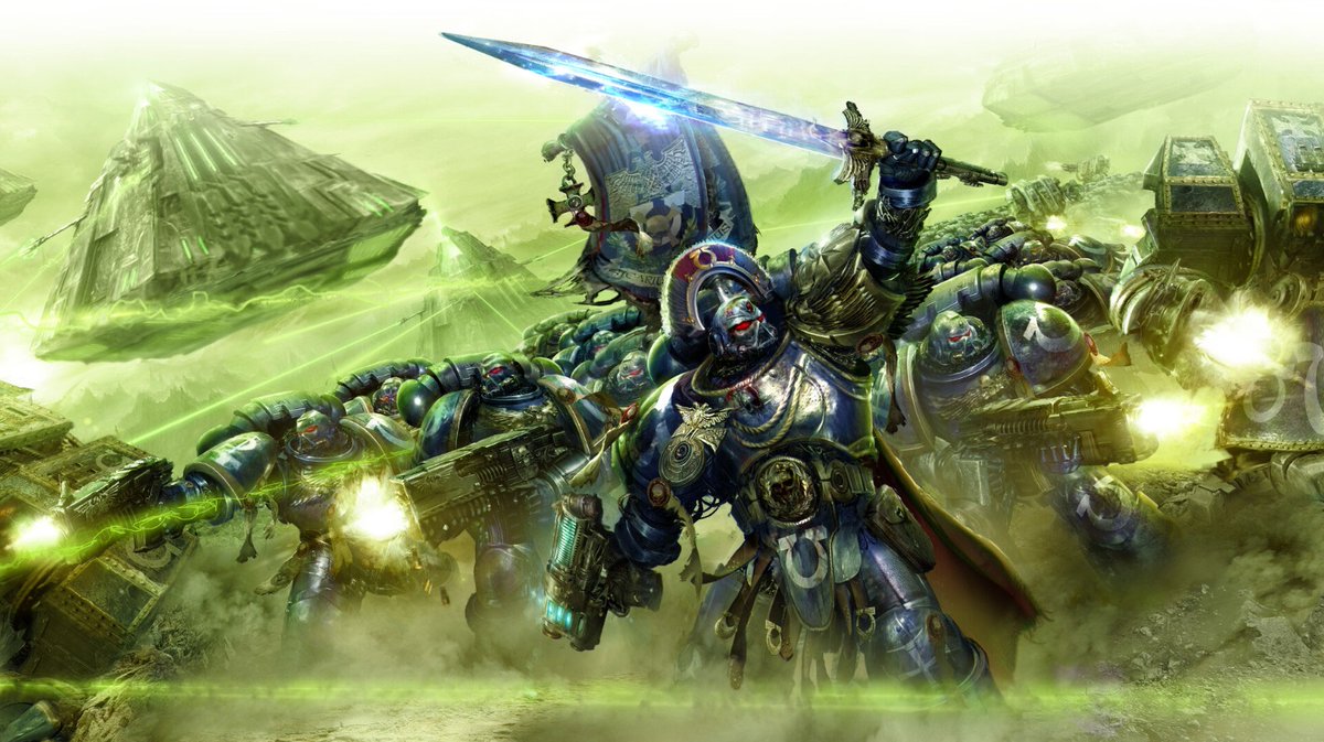 40kARTdotcom's tweet photo. Ultramarine Space Marine Art, The Fall of Damnos

Artist: Jon Sullivan https://t.co/Jqjly0VIim
