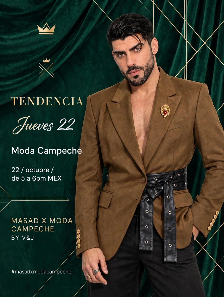 norismarcy's tweet photo. Esto es para ti masad más éxitos 

MASAD X MODA CAMPECHE BY V&amp;J
#masadxmodacampeche https://t.co/LKqGzkmd2y