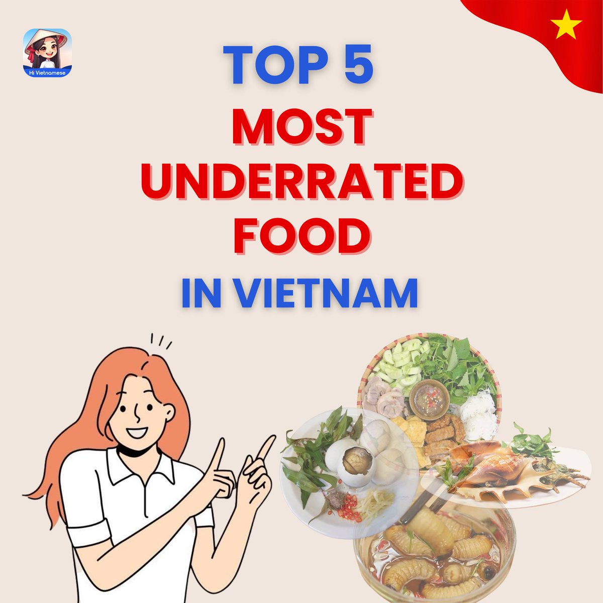 priturazzi's tweet photo. 5 món Việt bị đánh giá thấp nhưng đáng thử: đuông dừa, tiết canh, bún đậu mắm tôm, trứng vịt lộn và ốc. Có thể gây e ngại ban đầu, nhưng hương vị đậm đà khiến nhiều người mê ngay từ lần thử đầu. https://t.co/qq5rY6epPe