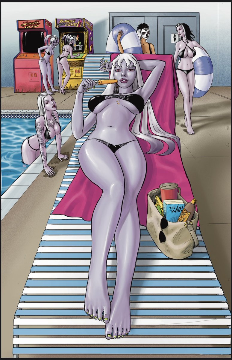 GnarlyComic's tweet photo. Hey guys!!!
It’s the last day to sign up for the Kickstarter pre-launch of Kool It!

I didn’t go nuts with exclusives, but there ARE some…for the Indiegogo campaign,
I got one of my favorite artists - @LostLeanore to create a big bookmark, that I’m stoked to give those backers -
  
 For Kickstarter, I got one of my favorite newer artists, @FearlessWill studios to make an exclusive bookmark - the villains,  Wyte Spyders in summer mode! Summer Spyders!
  Like the IGG version, there will be a stretch goal to make this sucker holofoil, get that hotness shiny!

  Help me make this happen! Thanks guys! Link to the pre-launch below…