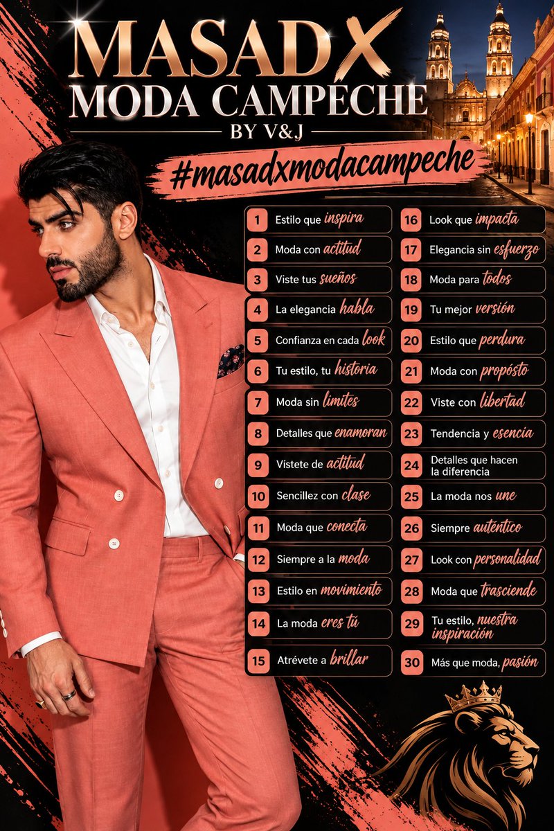 user79024's tweet photo. Ya estan listxs para ver a Masad desfilar?

MASAD X MODA CAMPECHE BY V&amp;J 
#masadxmodacampeche https://t.co/XmC0xZGWXu