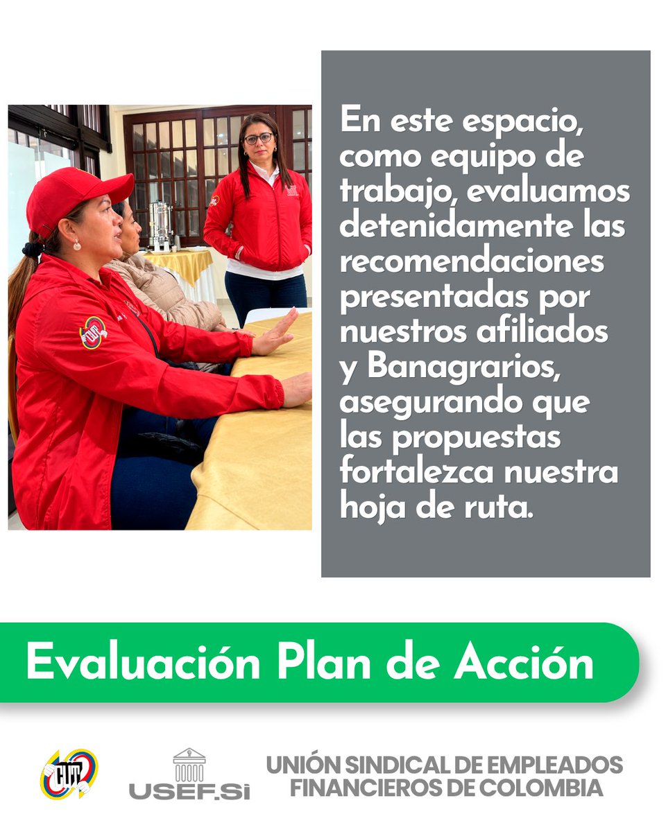UsefSiSindicato's tweet photo. Reunión Junta Directiva Nacional https://t.co/SWAssbbLnl
Evaluación del plan de acción
14, 15 y 16 de octubre en la ciudad de Bogotá.

#uniónsindical #sindicatocolombiano #unidossomosmásfuertes @cutcolombia 🇨🇴 https://t.co/CrhktlMZ6Q