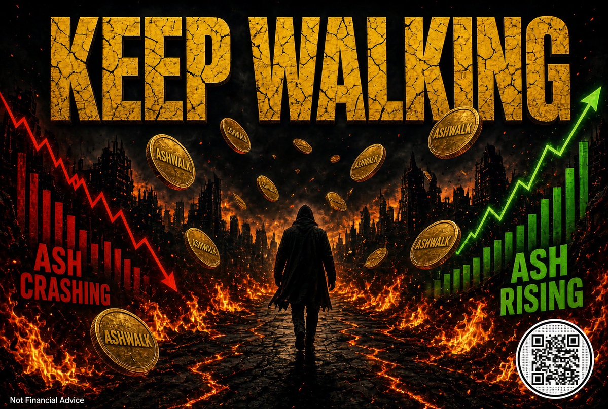 Sharpbigred's tweet photo. @PR0H0S Hold more than $20 of $ASHWALK and you’re in the pool.
Rewards get split among everyone who stays in.
Paper hands don’t get paid. Walkers do.
42RkK5rjx1UWPDBcKNvUq7pQVwwkaV4LE8ETQqcZpump https://t.co/lDxbYTtEKn
