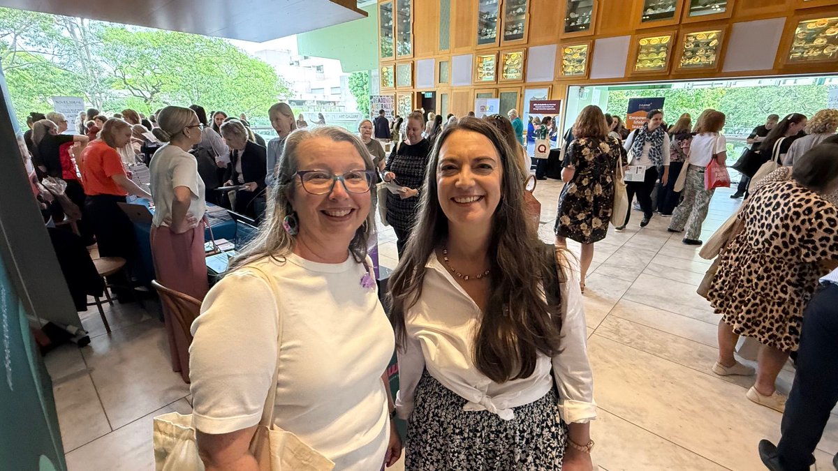 QldSLA's tweet photo. 📚 Excitement is building at the State Library of Queensland! Delegates are arriving for the 2026 QSLA Future Libraries Conference. A day of fresh ideas, inspiration and connections awaits! ✨

#QSLAFutureLibraries2026 #QLDSchoolLibraries #TeacherLibrarians https://t.co/Uj7eYpqo8g