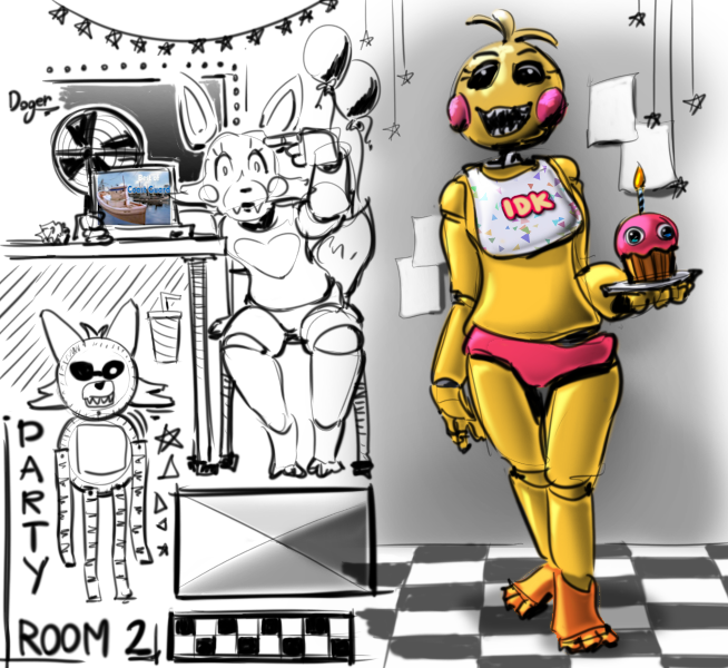 Endoard1's tweet photo. fnaf 2 mood today, cant explain why https://t.co/gT6zZfdruP