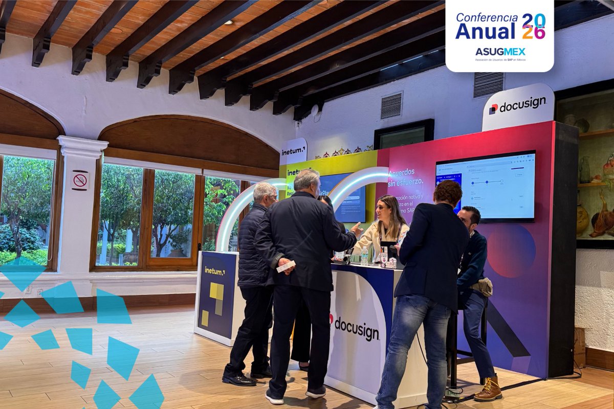 ASUGMEX's tweet photo. El área de relacionamiento sigue activa. Entre stands y conversaciones, la Conferencia Anual ASUG México 2026 conecta las preguntas de las empresas usuarias con nuevas perspectivas de la comunidad.

#CA2026 #ComunidadASUGMEX https://t.co/y3MLCFcsq7