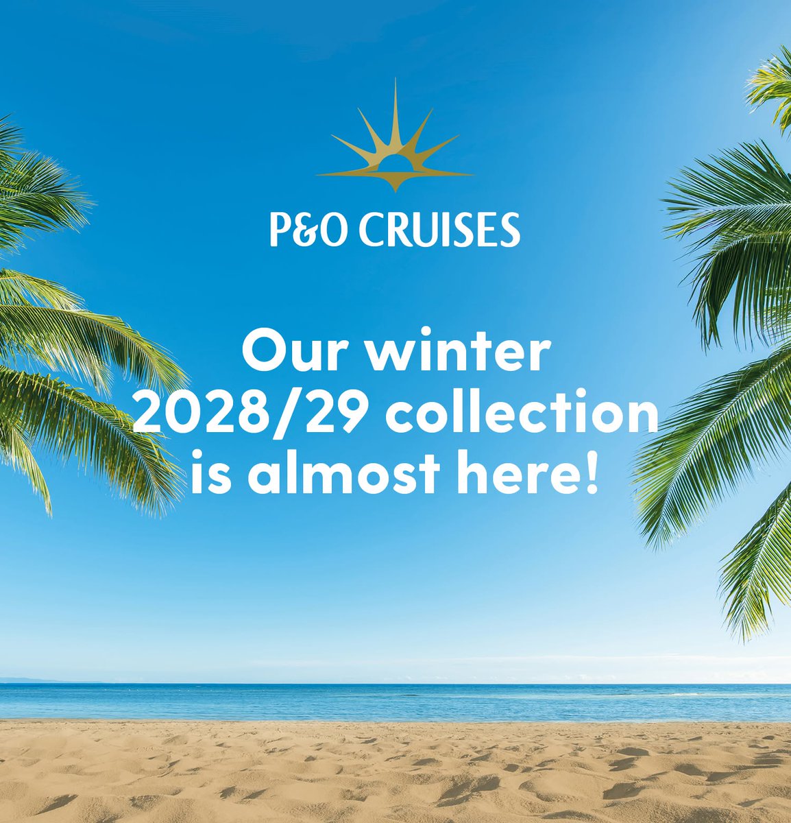 snocops's tweet photo. P&amp;O Cruises’ winter 2028/29 collection is almost here, featuring Azura Canary Islands fly-cruises, exotic maiden calls and an unforgettable World Cruise. Register interest from 13 October 2026. On sale from 20 October. https://t.co/QPhLD1gOPc