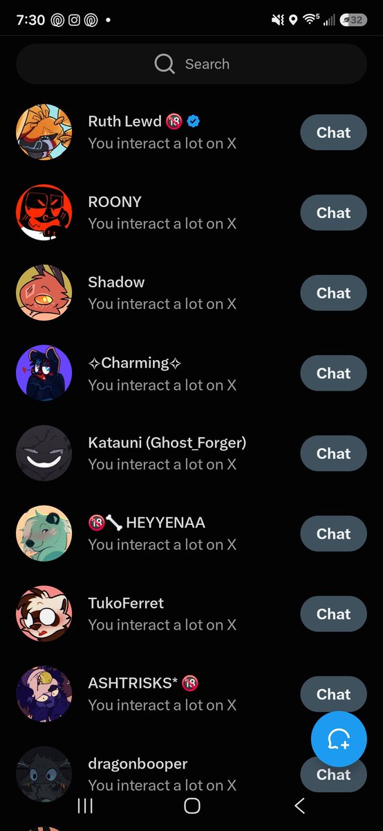 TheSarcasmMan's tweet photo. I bet basically all of these people have no idea who I am wdym we interact alot I wouldnt even expect a response from most of em 😭 https://t.co/8fEACDydSh